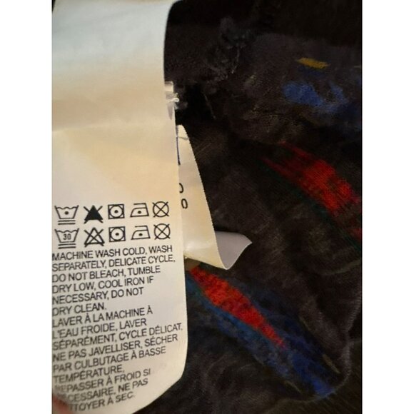 Lucky Brand Short Sleeve 100% Viscose Beaded Top Size 2X - Picture 6 of 9